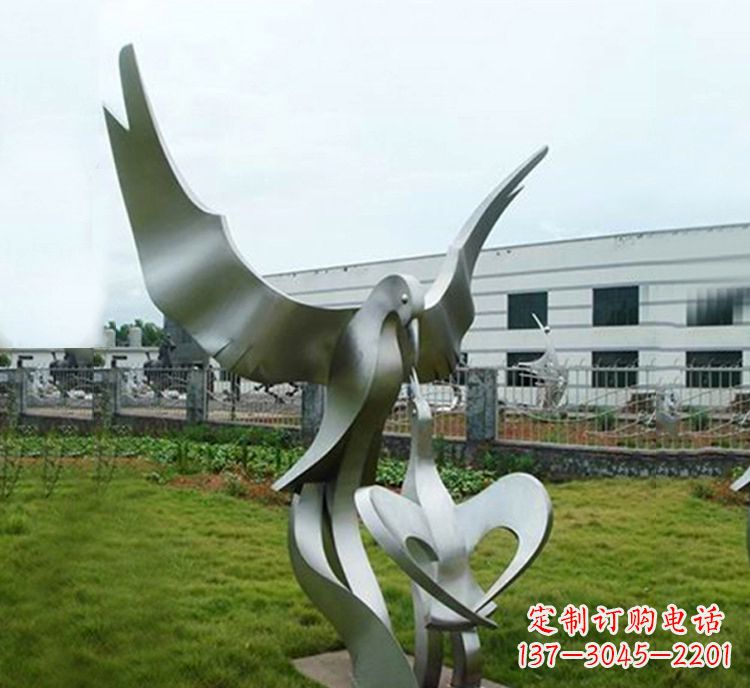 广西静谧传承——不锈钢动物雕塑