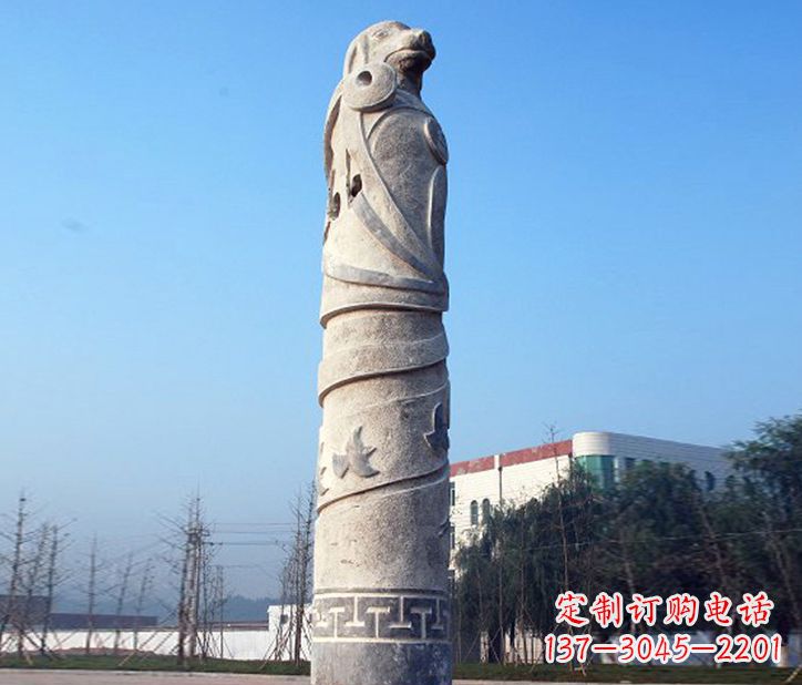 广西12生肖精美石雕