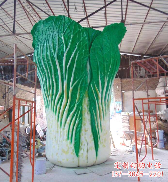 广西白菜铜雕塑