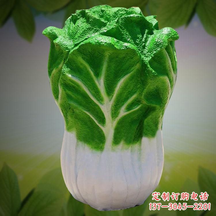 广西新鲜白菜石雕——给家中装饰增添可爱气息