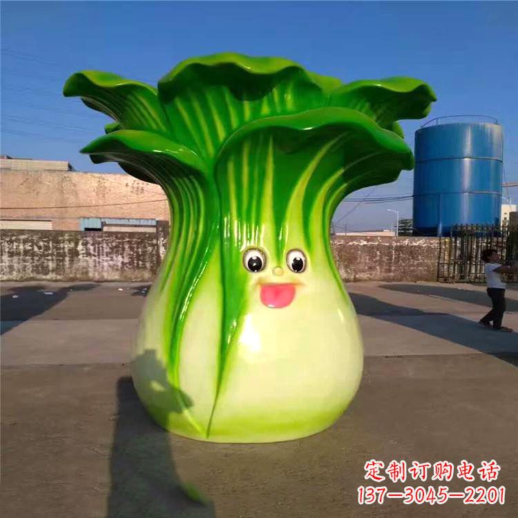 广西“仿真白菜雕塑”——让你触摸自然之美