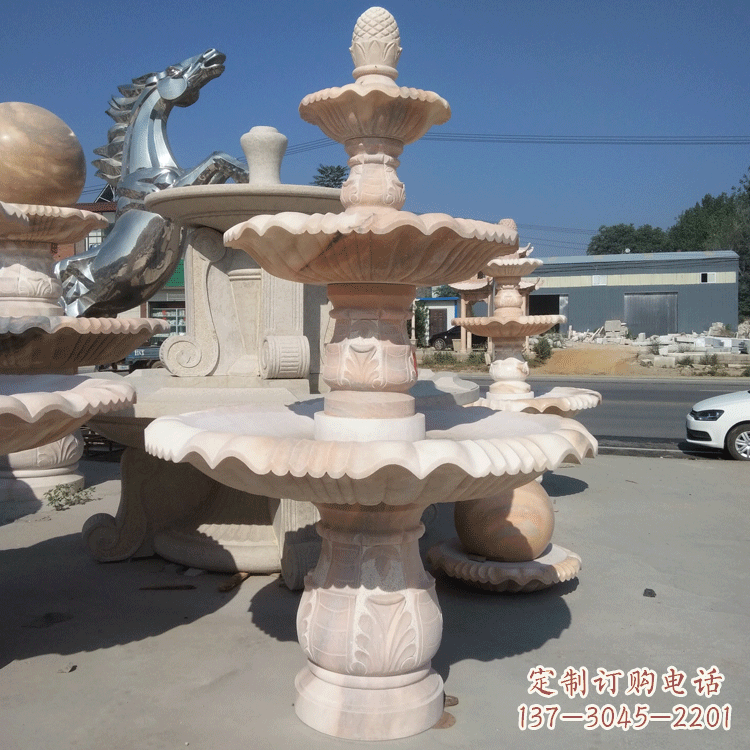 广西四腿石雕喷泉
