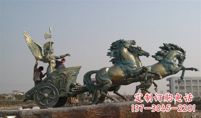 广西阿波罗艺术铜雕神话传说中的英雄形象