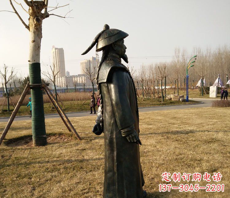 广西林则徐纪念铜雕传承爱国精神