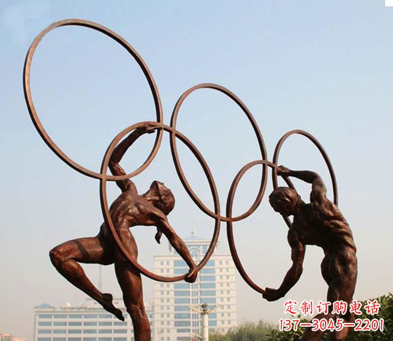 广西运动员铜雕精美礼品