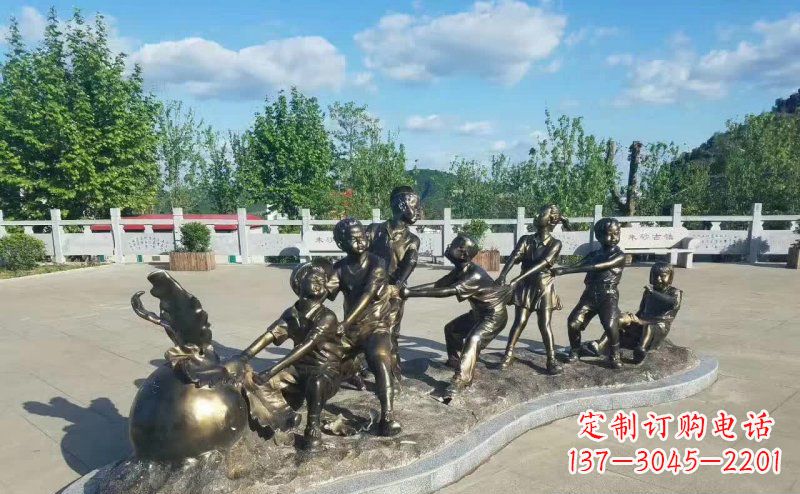 广西萝卜特色铜雕