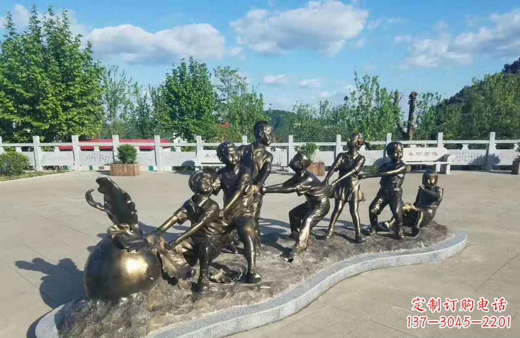 广西萝卜精灵铜雕——精致的家居装饰