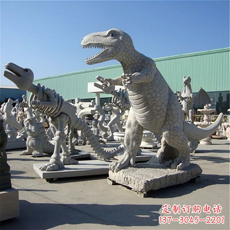 广西霸王龙石雕塑
