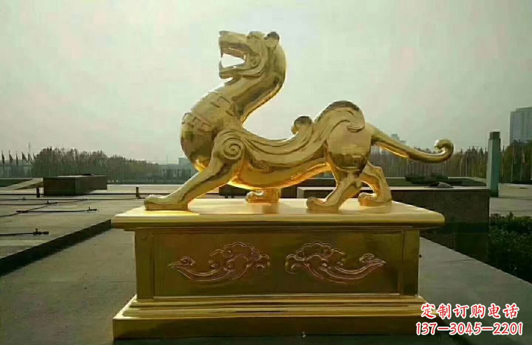 广西虎之精髓——精美铜质虎雕