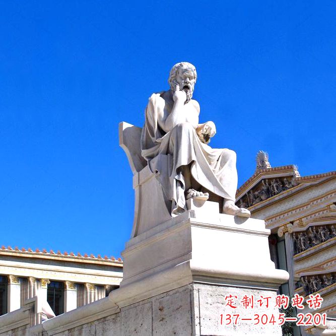 广西柏拉图大理石景观雕塑——完美融合现代城市文化与古典艺术