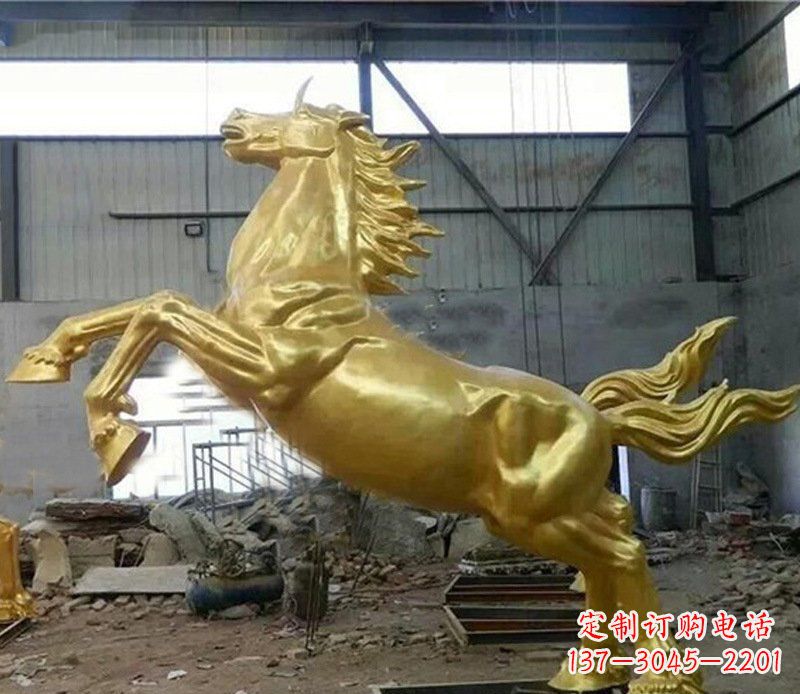 广西精致马铜雕塑