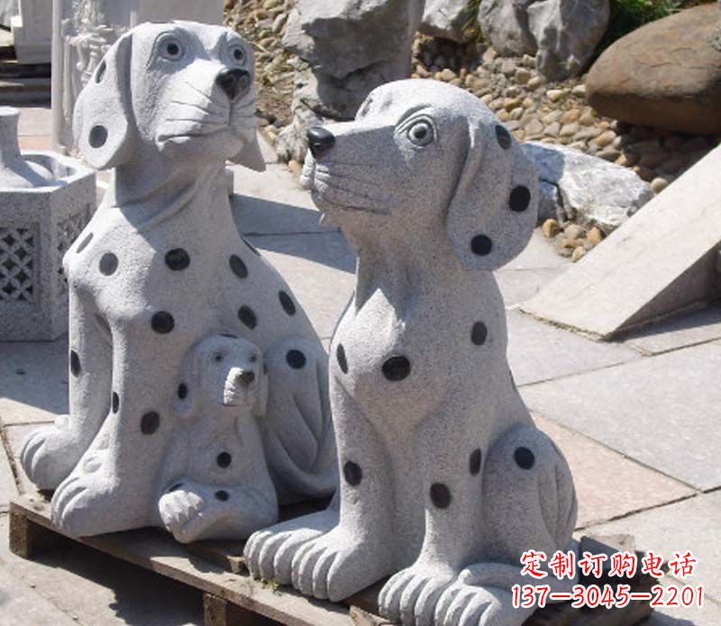 广西新精美狗石雕