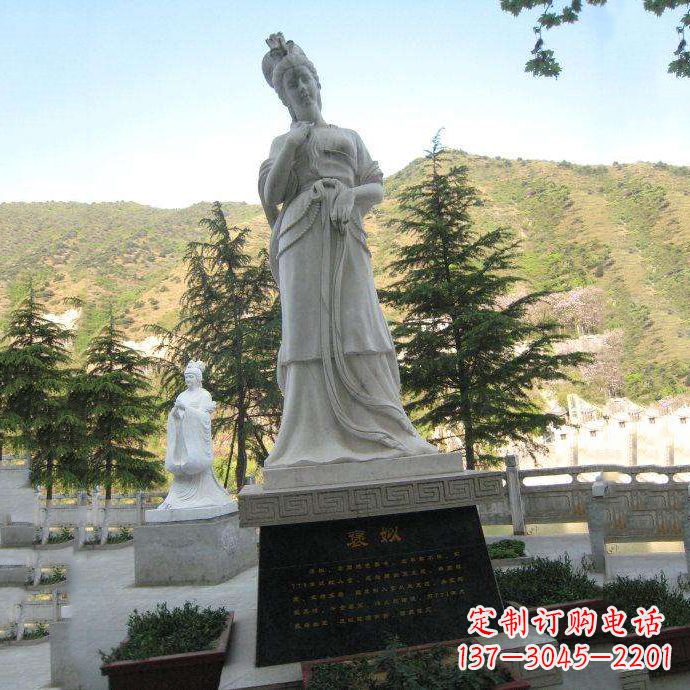 广西传承中国古代美女——褒姒雕像