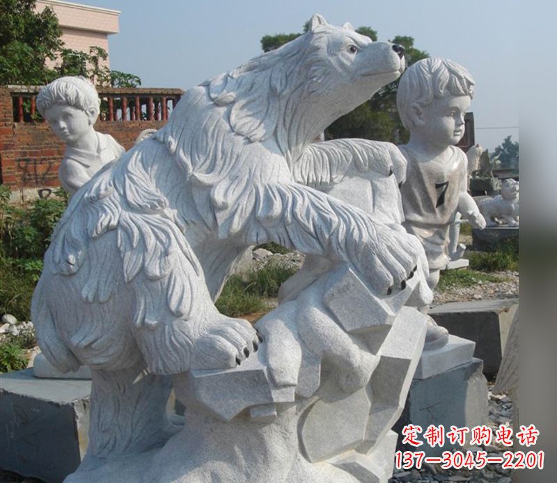 广西北极熊石雕