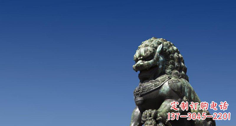 广西北京青铜狮子