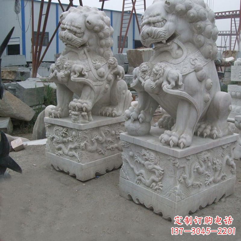 广西新狮子雕塑,传承北京青铜文化