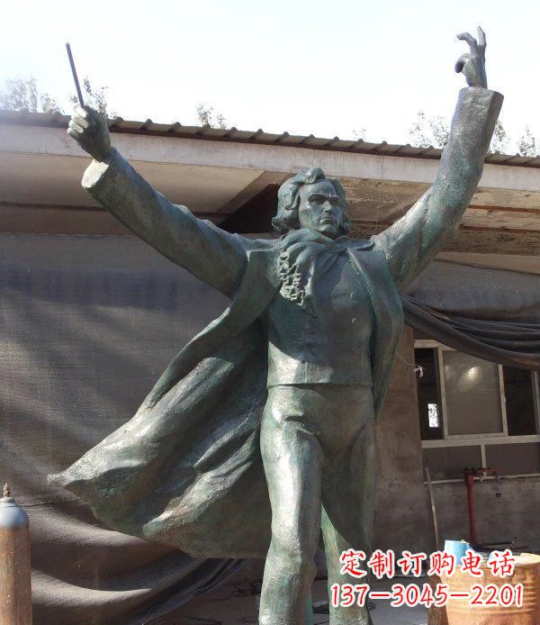 广西贝多芬精美铜雕礼品
