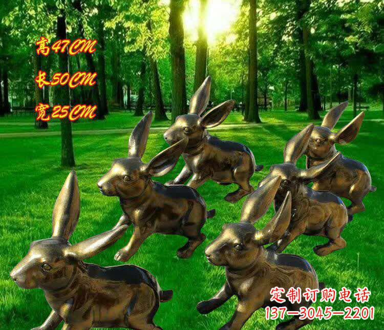 广西兔子雕塑——激情活力的象征