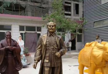 广西“白求恩”传奇人物铜雕
