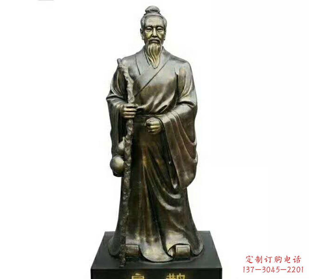 广西扁鹊神医铜雕