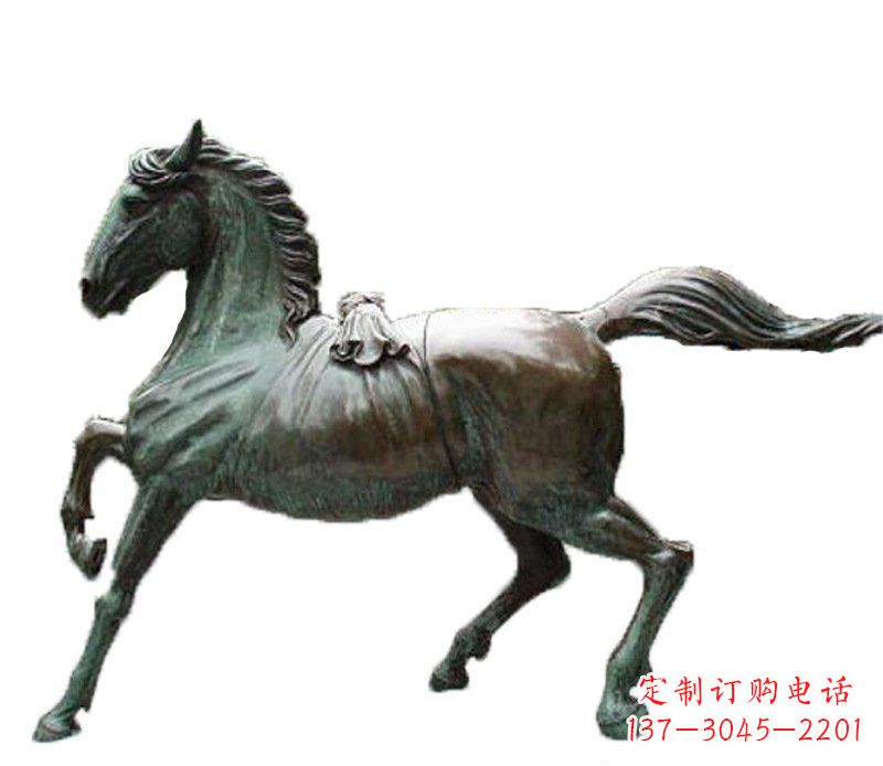 广西别墅动物飞马铜雕摆件