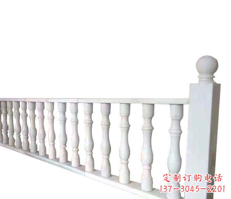 广西别墅汉白玉栏杆景观石雕