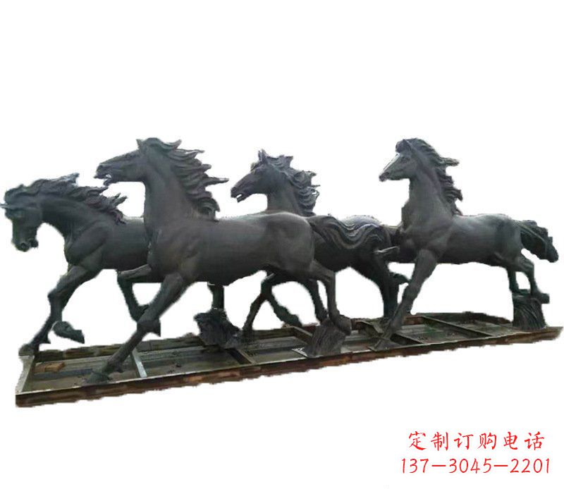 广西铜质动物雕塑,为别墅景观增添美感