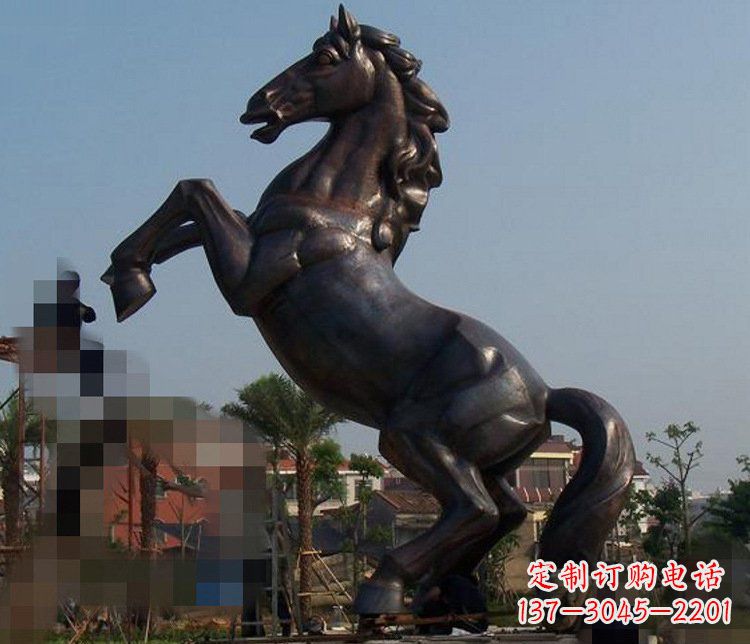 广西别墅景观动物马铜雕塑