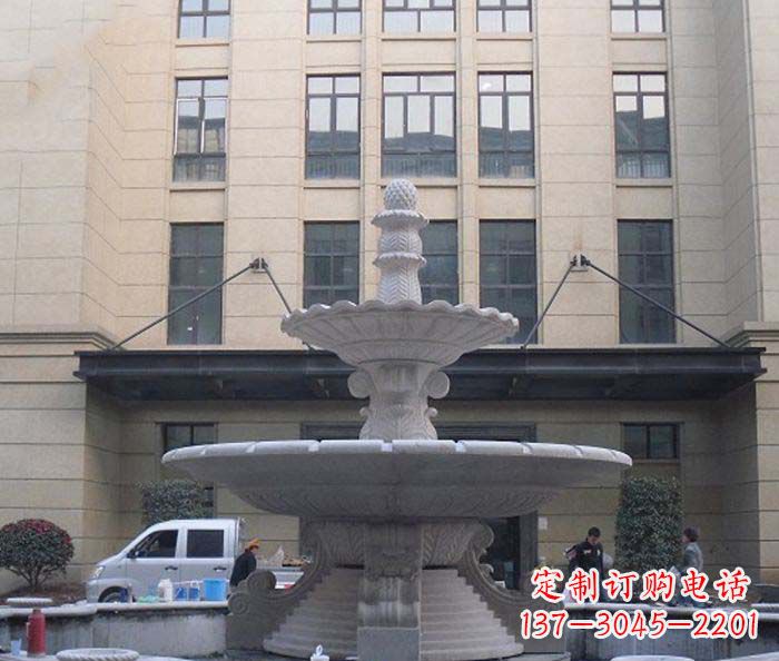 广西别墅景观欧式喷泉石雕