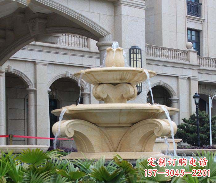 广西别墅景观欧式喷泉石雕_1