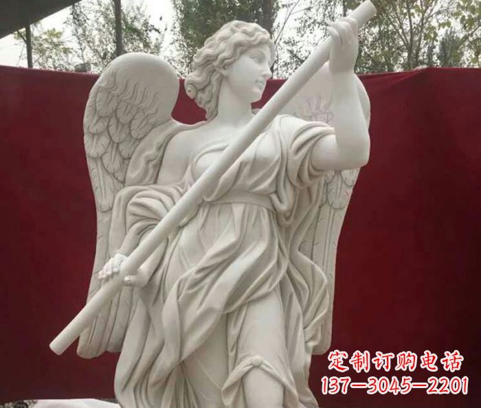 广西别墅景观天使人物石雕