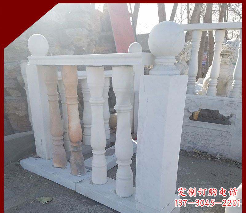 广西精美石雕栏杆,点缀您的别墅