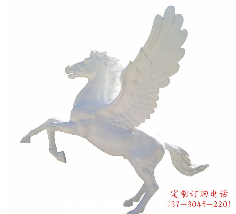 广西新款玻璃钢飞马摆件