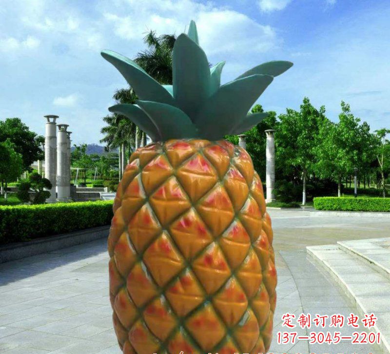 广西玻璃钢菠萝灯