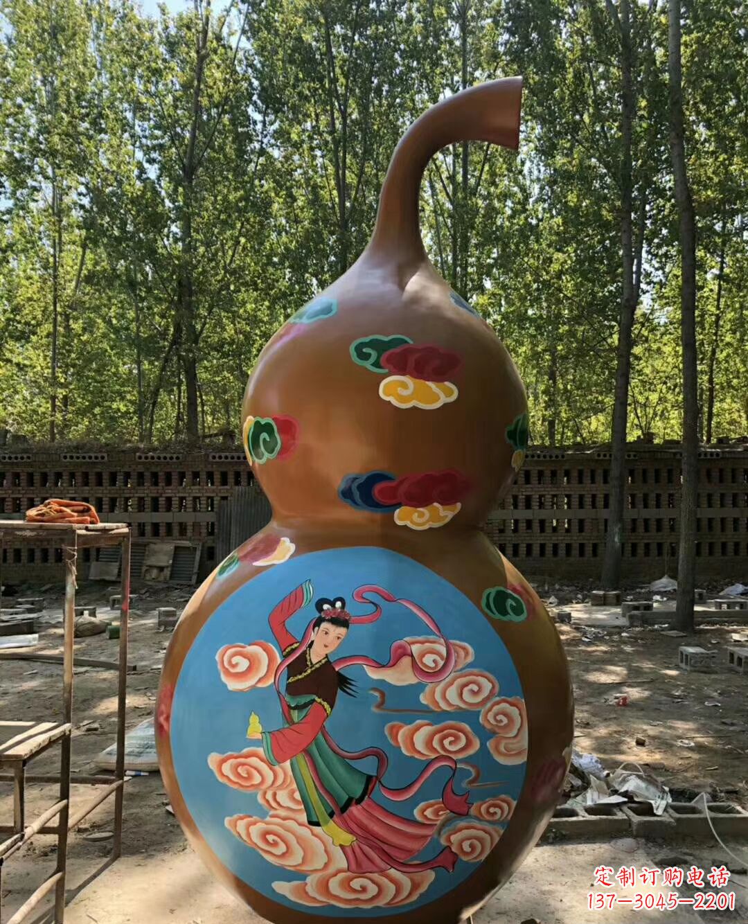 广西新颖玻璃钢葫芦雕塑