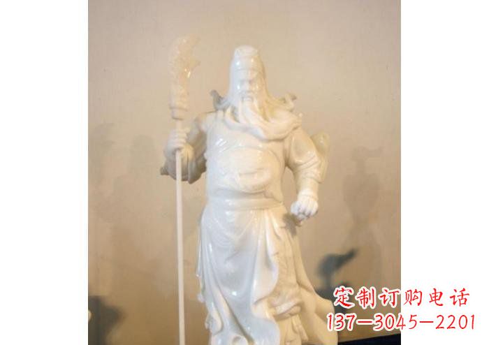 广西关公雕塑玻璃钢制作的精美杰作