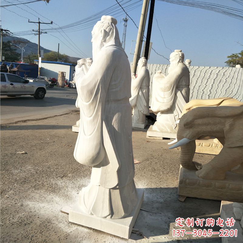 广西孔子——玻璃钢雕塑的象征