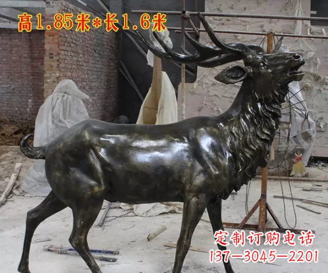 广西玻璃钢仿铜动物雕塑精美绝伦