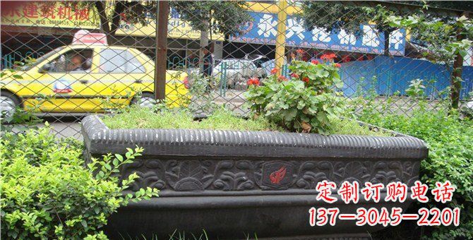 广西玻璃钢仿铜花盆雕塑精美工艺结合现代科技