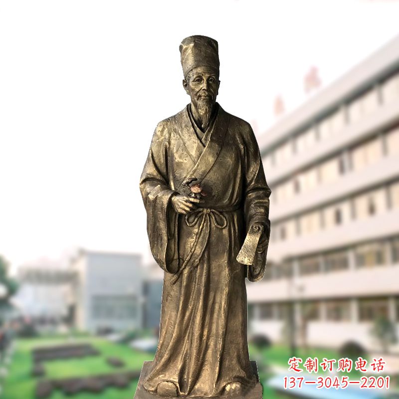 广西李时珍药圣的雕塑艺术