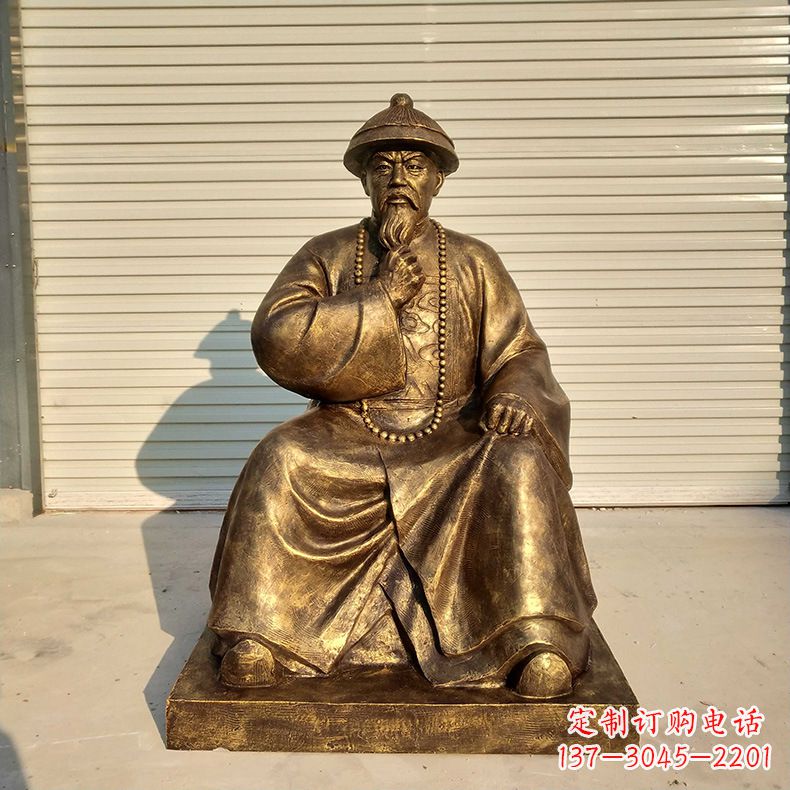 广西林则徐——玻璃钢仿铜雕像