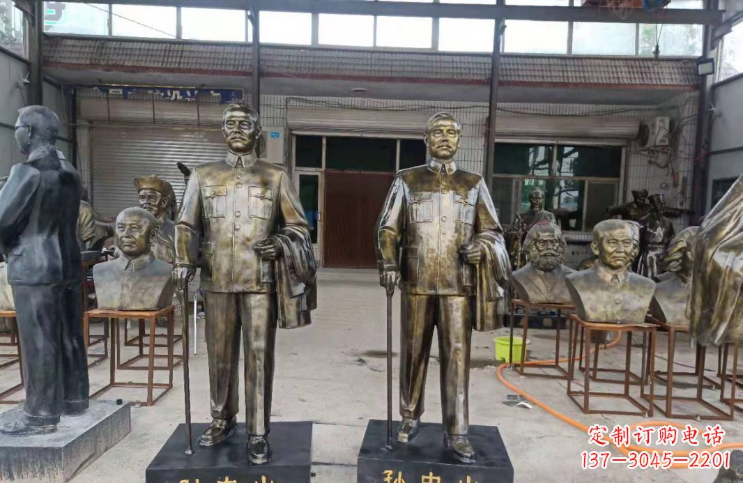 广西玻璃钢仿铜的孙中山雕塑——缅怀伟人,传承精神