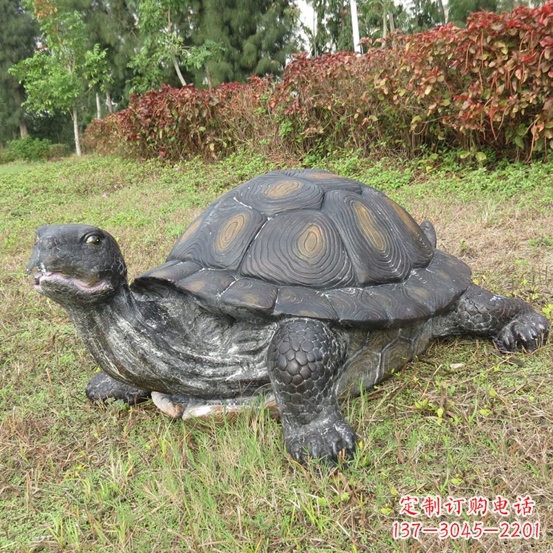 广西玻璃钢乌龟雕塑传承古老文化