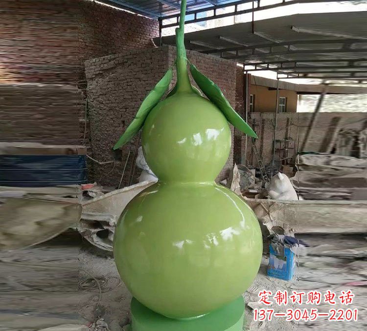 广西玻璃钢葫芦雕塑——艺术中的精美之作