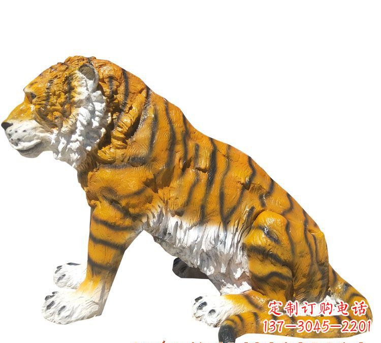 广西玻璃钢老虎雕塑