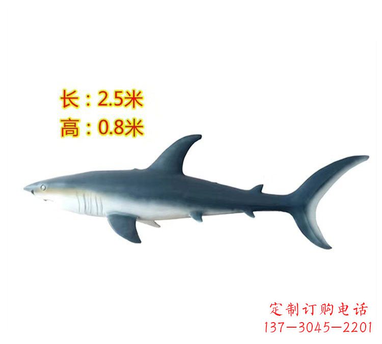 广西玻璃钢鲨鱼雕塑令人惊叹的艺术精品