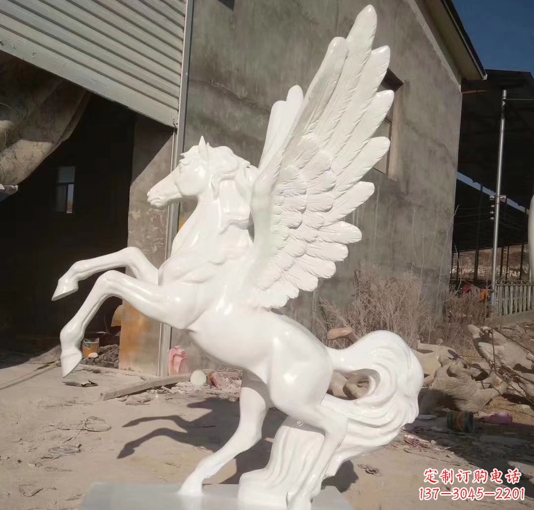 广西玻璃钢飞马雕塑动物雕塑精彩之旅