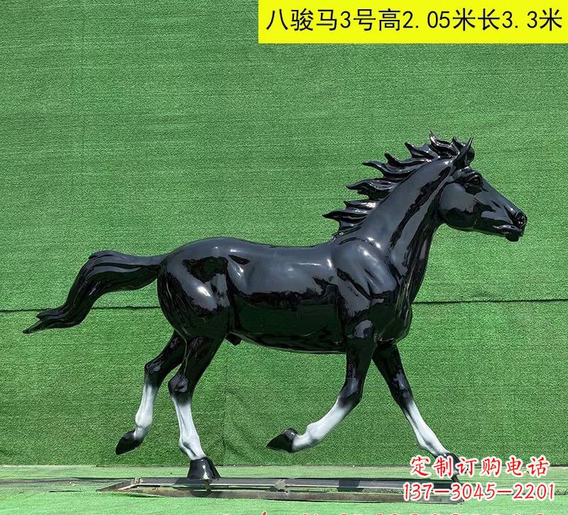 广西玻璃钢马雕塑一种特殊的艺术品