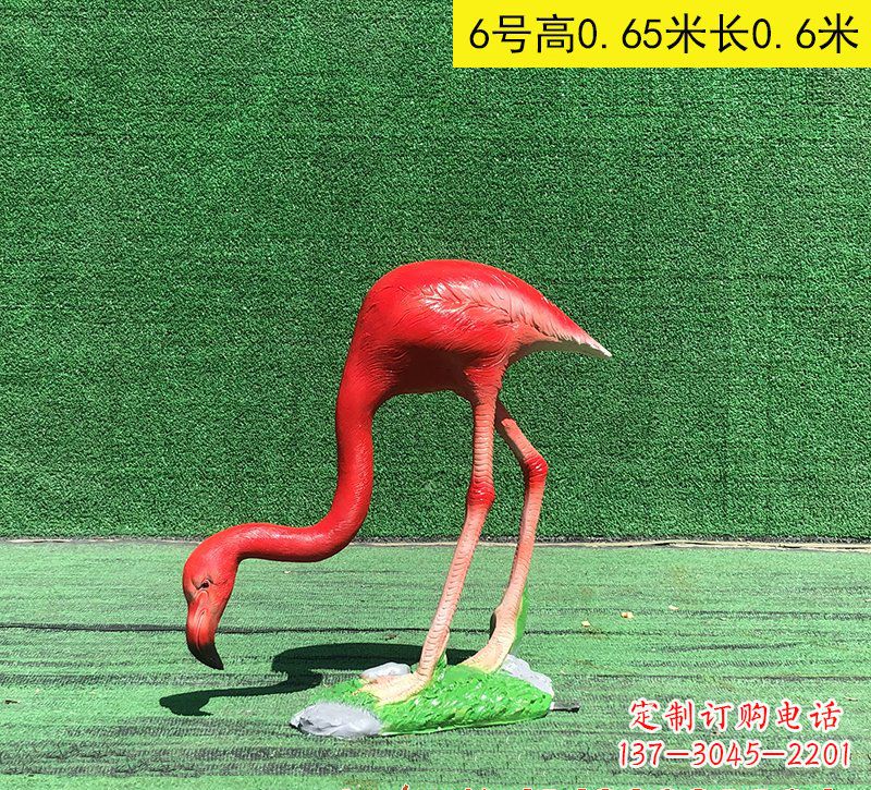 广西精美玻璃钢火烈鸟雕塑