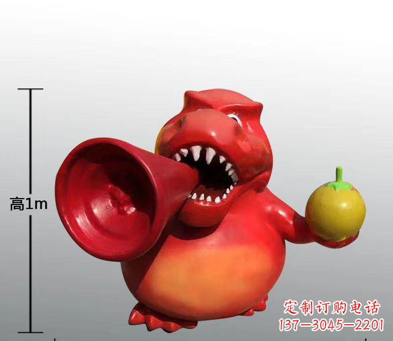 广西玻璃钢卡通动物雕塑